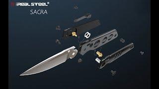 SACRA Details revealed! RealSteel Sacra Slide Lock Pocket Knife--Designed By Jakub Wieczorkiewicz