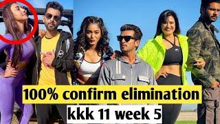 khatron ke khiladi week 5 || elimination in week 5 || kkk 11 || khatron ke khiladi 11