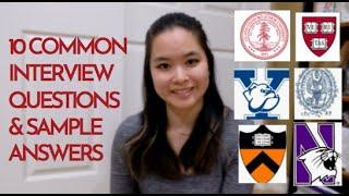 10 College Interview Questions and Sample Answers | Former Stanford Interviewer