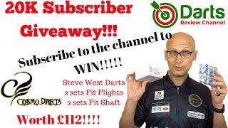 Darts Review Channel 20k Subscriber Prize Giveaway