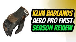 The Safest Motorcycle Summer Gloves | Klim Badlands Aero Pro | First Season Review