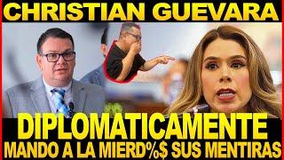 DIPUTADO CHRISTIAN GUEVARA MANDA A LA MIERD$% DIPLOMATICAMENTE LAS MENTIRAS DE LA MARCELA VILLATORO