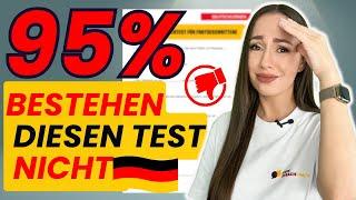 Wie gut ist DEIN DEUTSCH? (nur 5% BESTEHEN DIESEN TEST) Deutsch lernen | Learn German B2 C1 C2