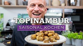 Topinambur lecker zubereiten - mediterran & geschmort