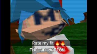 FNF: Rate my fit (Animation)