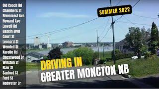 Driving in Greater Moncton NB, Gunningsville/Riverview East K-8 School Area of Riverview NB