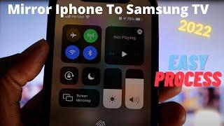 How To Connect Phone To TV | Screen Mirror iPhone To a Samsung TV (Easy Setup)