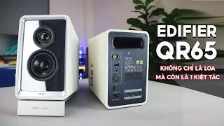 Loa EDIFIER QR65 | Loa Bluetooth để bàn LED RGB CỰC ĐẸP, nghe nhạc, kiểm âm đa dụng (Halo 2.0)