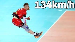 New World Record !? Ivan Zaytsev Serve 134 Km/h | Volleyball Nations League