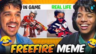 FUNNIEST FREE FIRE MEMES OF 2024 !! DESI ARMY MEME REVIEW