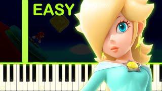 ROSALINA SONG | SUPER MARIO GALAXY - EASY Piano Tutorial