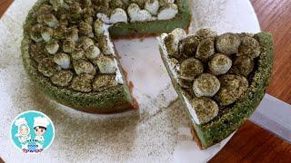 Matcha ( Green Tea ) Cheese Cake / Cheesecake Recipe / Premium Cake Recipe