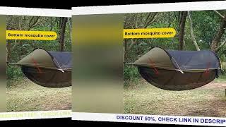 Traveler hammock bottom mosquito cover outdoor hammock detachable mosquito net camping hammock quick