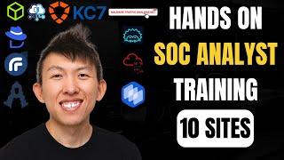 Cybersecurity SOC Analyst: Hands-On Training (10 Sites)