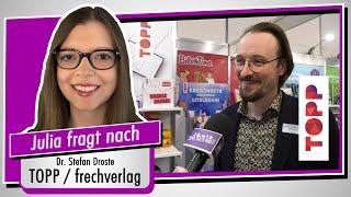 SPIELWARENMESSE 2025 - TOPP / frechverlag - Dr. Stefan Droste im Interview - Spiel doch mal!