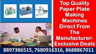 "Top-Quality Paper Plate Making Machines Direct from the Manufacturer – Exclusive Deals!"