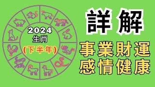 2024 下半年生肖運勢 |事業 財運 桃花 健康  #生肖運勢＃紫微斗數 #小象 Coco #紫微 #命理 #算命