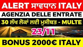 23/11 ITALIAN NEWS IN PUNJABI - PUNJABI AMICI CHANNEL - ITALY PUNJABI NEWS CHANNEL