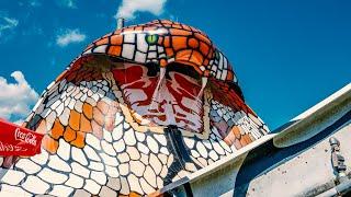 GIANT King Cobra Water Slide POV Aqualuna Waterpark