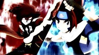 Gingka VS Sakyo (Beyblade Zero G/Shogun Steel)