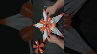 STAR  LANTERN from Plastic Bottle | waste material craft ideas #shorts