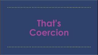 That's Coercion: An Introduction