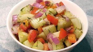 Cucumber tomato salad recipe/Sharadhinis kitchen