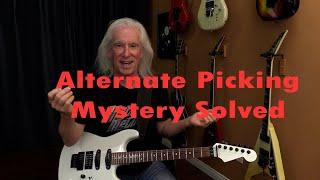 Alternate Picking... Mystery Solved