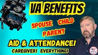 VA Benefits Spouse Child Parent Family Caregiver Aid and Attendance DIC #veteran #military #veteran