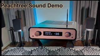 Peachtree Audio Carina Integrated BT Amplifier Sound Demo; New Dac chip from Sabre & 3 Sonic Filters