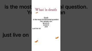 What's Death?  Know inside story from bestselling author #sadhguru #reels #ytshorts #viral #vlog