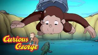 Curious George   George Finds a Fish   Kids Cartoon   Kids Movies  Videos for Kids