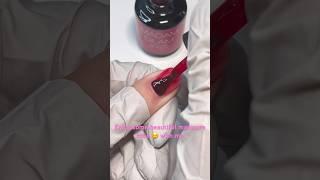 Enjoy some relaxing manicure  time with me! Transparent pink syrup gel,Madam Glam Love Notes️