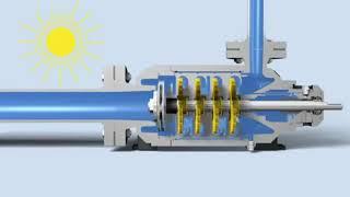 Single stage liquid ring vacuum pump working principle