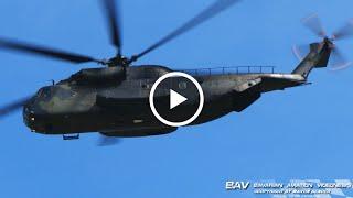 Sikorsky CH-53GA - German Air Force 84+72 - flyby at Memmingen Airport