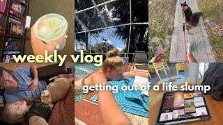 getting out of a life slump ️‍️| walks, grwm, fall candles, barnes trip, chats