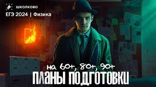 Как подготовиться к ЕГЭ 2024 по ФИЗИКЕ? Планы на 60+ 80+ 90+ баллов. Четко и без воды