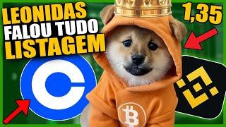 URGENTE! DOG GO TO THE MOON LISTAGEM COINBASE! LEONIDAS FALOU TUDO! NOTICIA CRIPTOMOEDA MEME BITCOIN