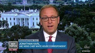 Jonathan Karl Shares Reaction to Trump's Rose Garden Press Conference | The View