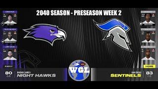 ALTSIM SPORTS Presents WGL 2040 Preseason Week 2 - Buenos Aires Night Wings @ San Diego Sentinels