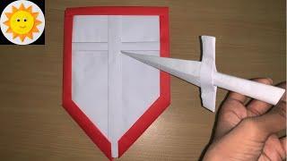 How to make paper Shield | paper shield | sheid | paper crafts