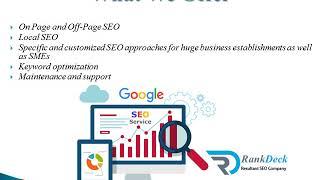 Professional Outsource SEO Services by RankdeckSEO