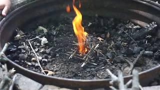 Fire building basics... One Match Challenge!