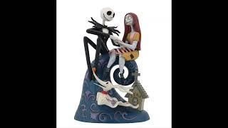 Disney Traditions The Nightmare Before Christmas Jack, Sally, and Zero on Hill by Jim Shore Statue