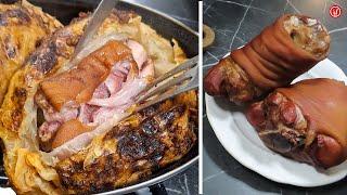 How to Bake Smoked Pork Shank Wrapped in Sauerkraut - Recipe