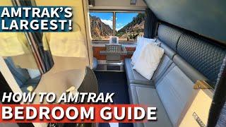 Amtrak BEDROOM Guide - What to Expect from Amtrak's LARGEST Room!