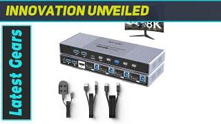 MT-VIKI 8K 60Hz USB 3.0 HDMI KVM Switch 4 Port: The Ultimate Gaming Setup!