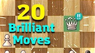 20 Amazing Brilliant Moves in chess