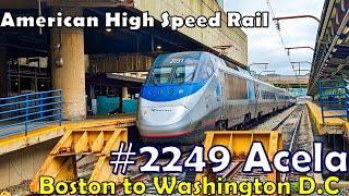 Boston to Washington DC by ACELA | Complete Journey on the American High Speed Rail | Business Class