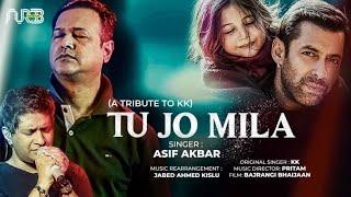 Tu Jo Mila | Cover | Lyric Video | Asif Akbar | Tribute to KK | Pritom | Munir